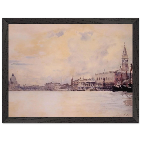The Entrance to the Grand Canal, Venice by John Singer Sargent — Framed art print at Zephyeer