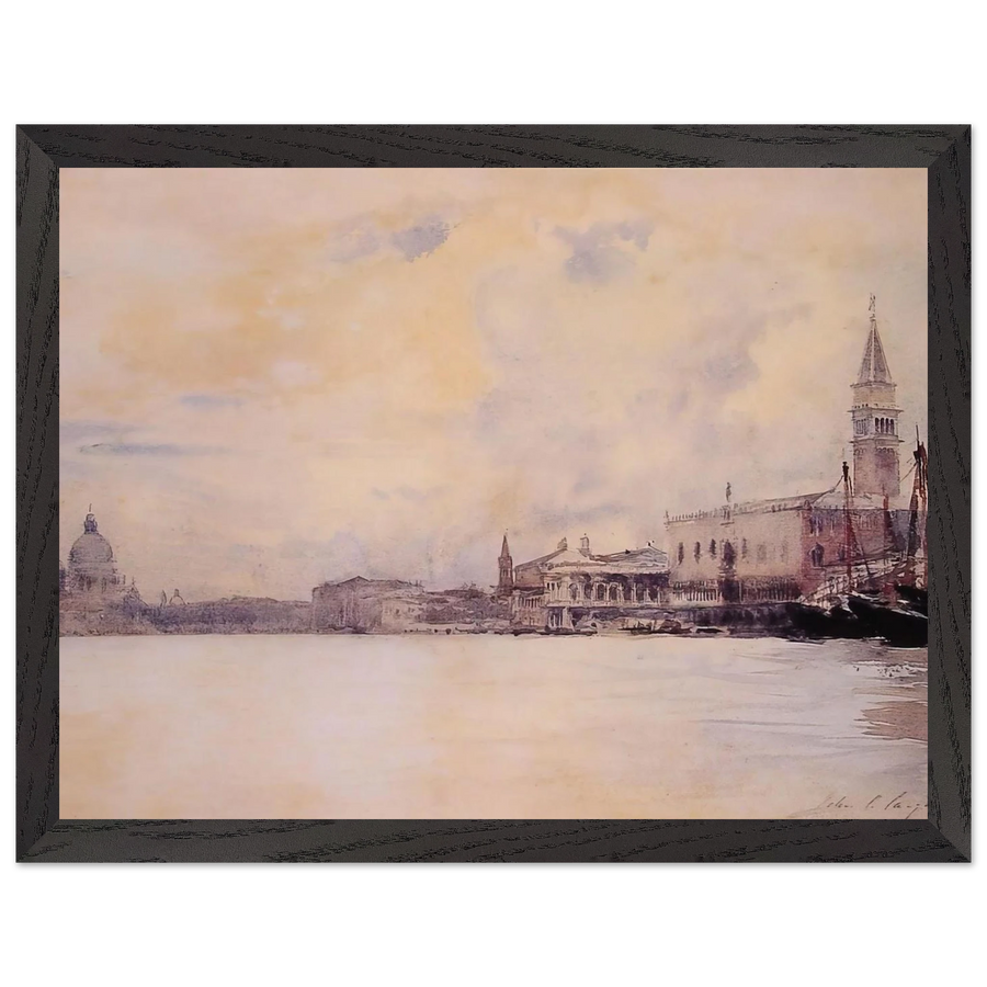 The Entrance to the Grand Canal, Venice by John Singer Sargent — Framed art print at Zephyeer