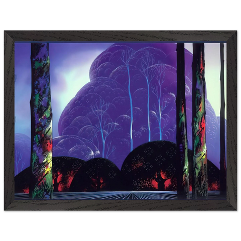 Purple Sunset by Eyvind Earle — Framed art print at Zephyeer