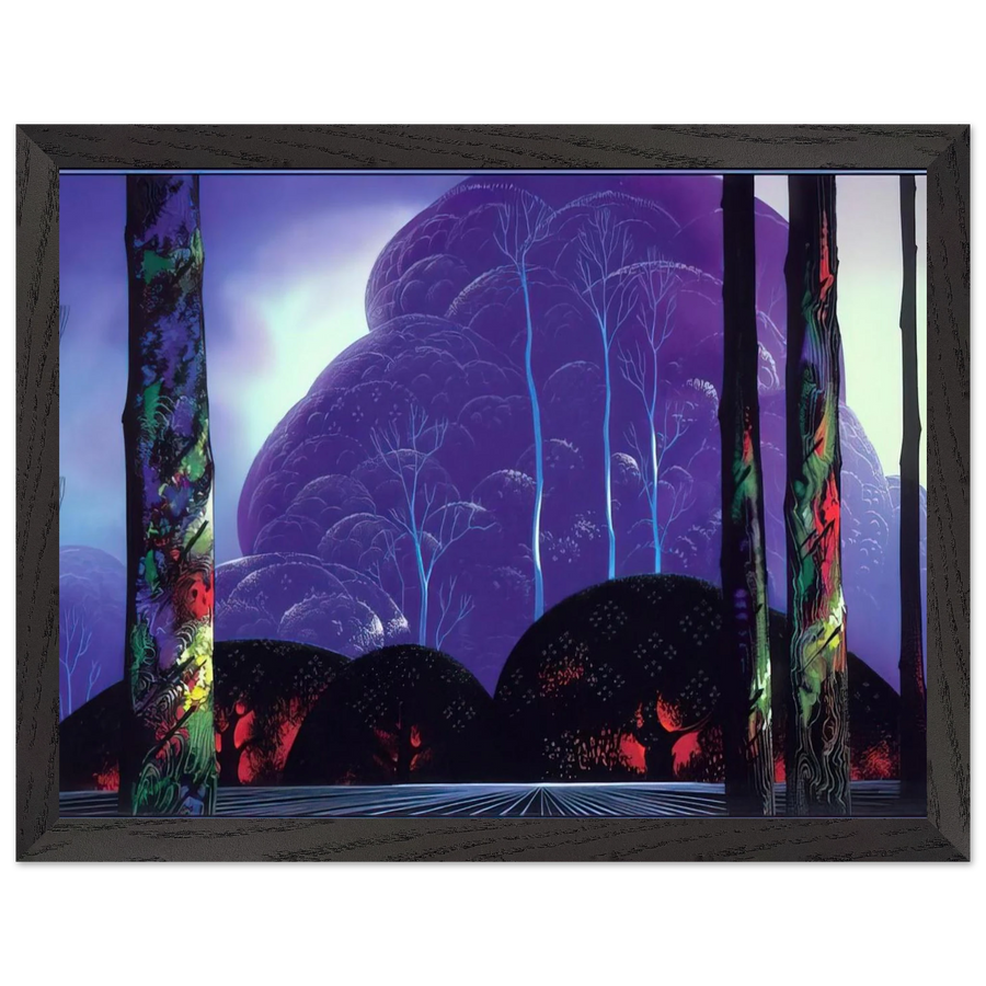 Purple Sunset by Eyvind Earle — Framed art print at Zephyeer