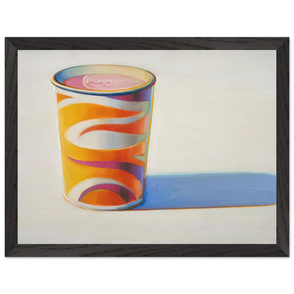 Drink Cup - 1972 by Wayne Thiebaud — Framed art print at Zephyeer