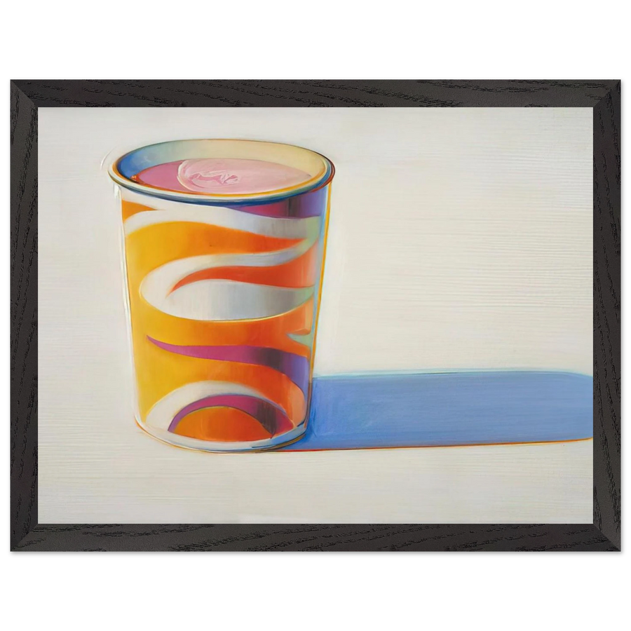 Drink Cup - 1972 by Wayne Thiebaud — Framed art print at Zephyeer
