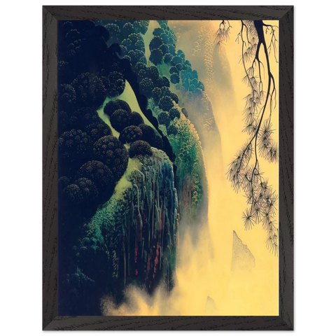 Jeweled Coast by Eyvind Earle — Framed art print at Zephyeer