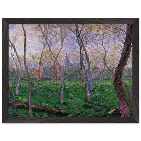 Bennecourt by Claude Monet — Framed art print at Zephyeer