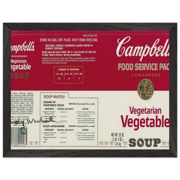 Campbell Soup Company by Andy Warhol — Framed art print at Zephyeer