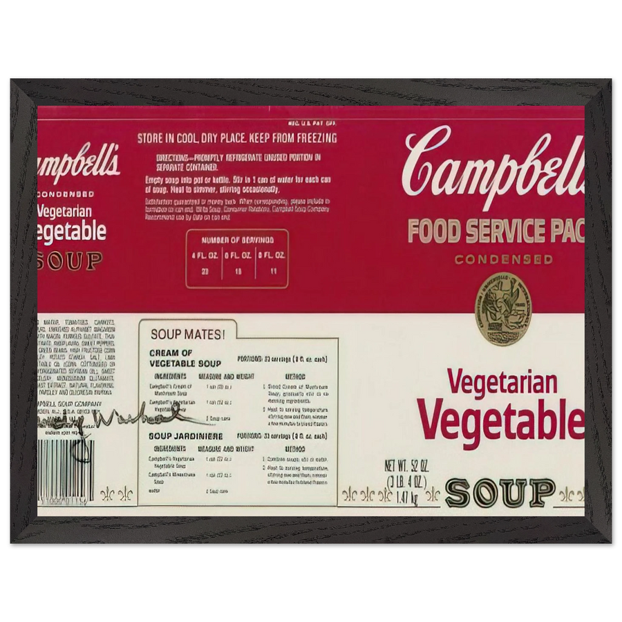 Campbell Soup Company by Andy Warhol — Framed art print at Zephyeer