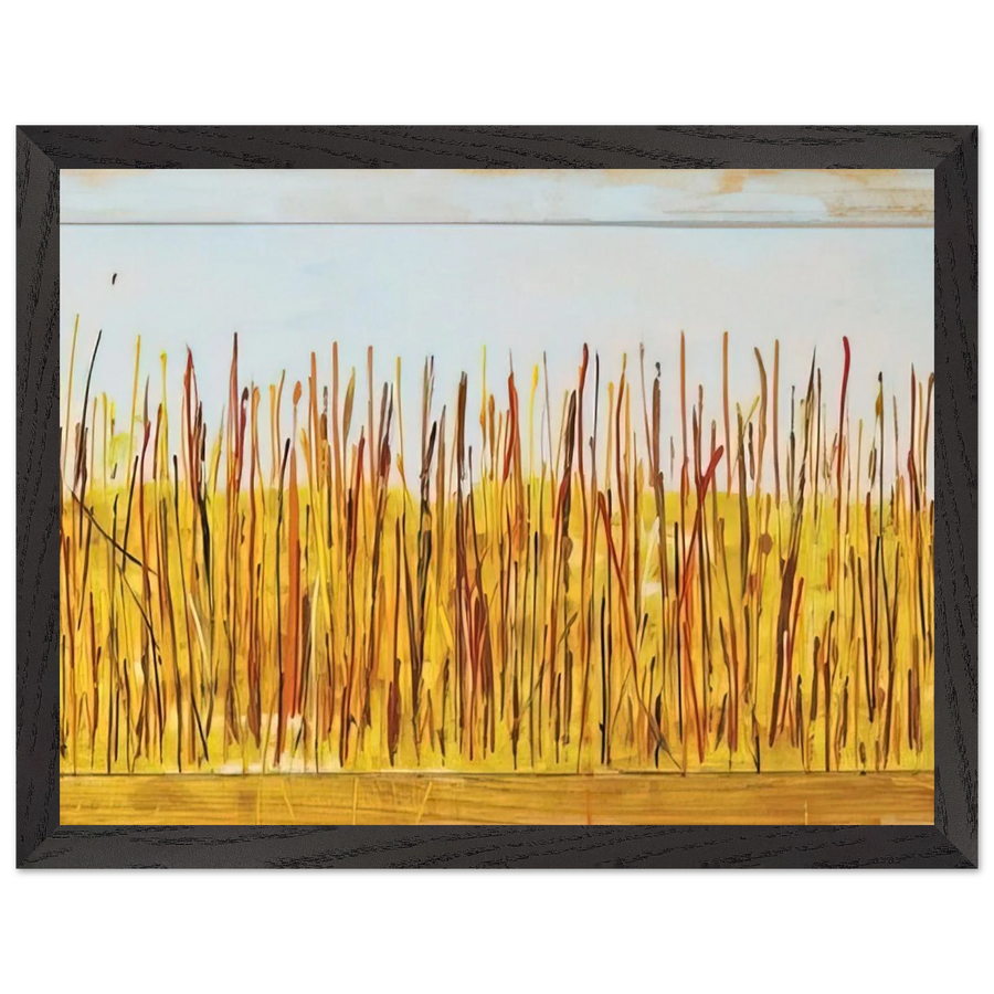 Campo di grano - 1984 by Mario Schifano — Framed art print at Zephyeer