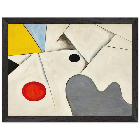 WHITE FIELDS 1955 by Alexander Calder — Framed art print at Zephyeer