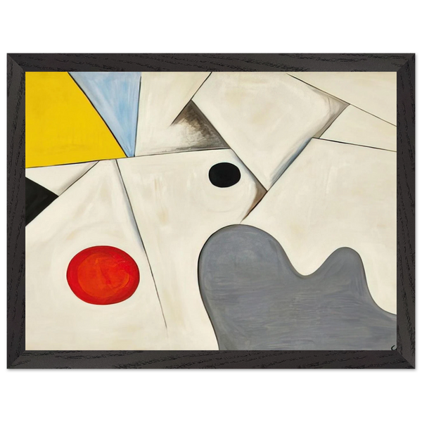 WHITE FIELDS 1955 by Alexander Calder — Framed art print at Zephyeer