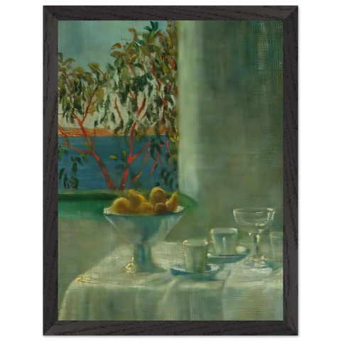 STILL LIFE BY A WINDOW by Salvador Dali — Framed art print at Zephyeer