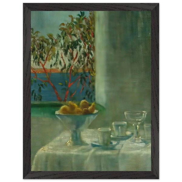 STILL LIFE BY A WINDOW by Salvador Dali — Framed art print at Zephyeer