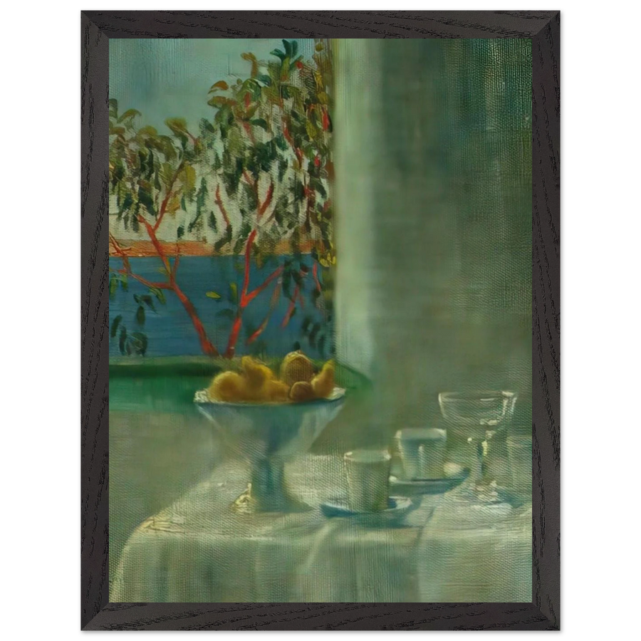 STILL LIFE BY A WINDOW by Salvador Dali — Framed art print at Zephyeer