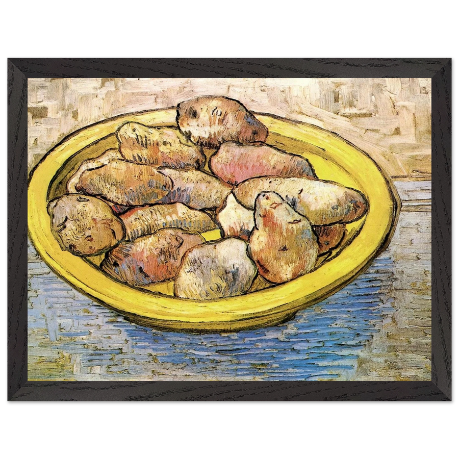 Still Life Potatoes in a Yellow Dish by Vincent van Gogh — Framed art print at Zephyeer