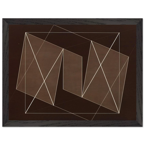 TRANSFORMATION OF A SCHEME NO 19 1950 by Josef Albers — Framed art print at Zephyeer