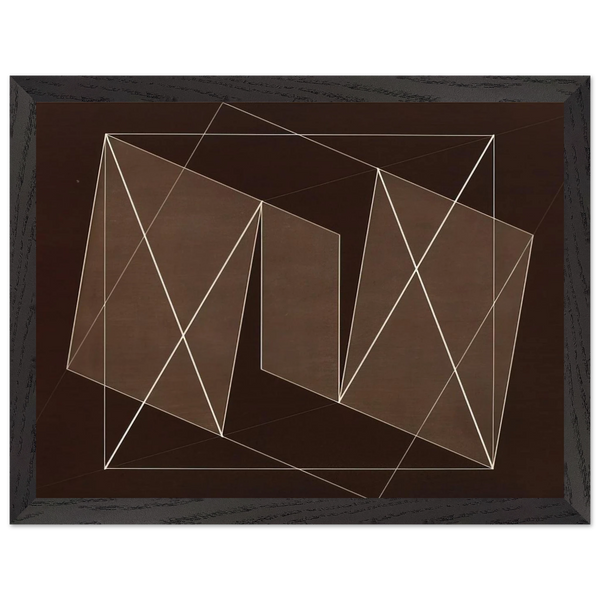 TRANSFORMATION OF A SCHEME NO 19 1950 by Josef Albers — Framed art print at Zephyeer