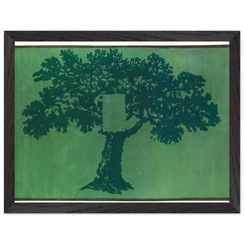 Albero Per Terra - 1984 by Mario Schifano — Framed art print at Zephyeer