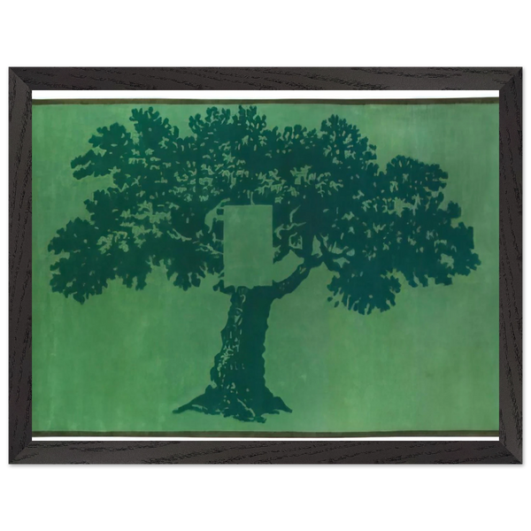 Albero Per Terra - 1984 by Mario Schifano — Framed art print at Zephyeer
