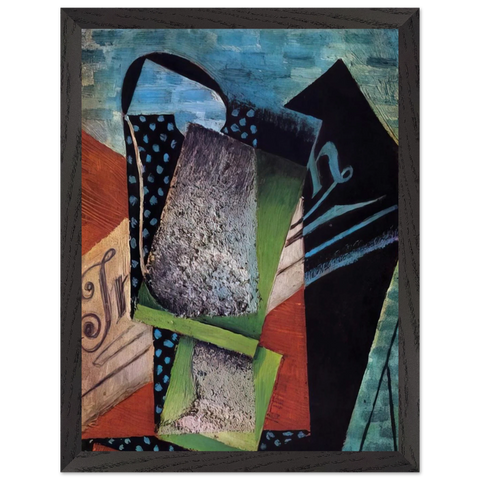 STILL LIFE DEDICATED TO ANDRE SALMON 1915 by Juan Gris — Framed art print at Zephyeer