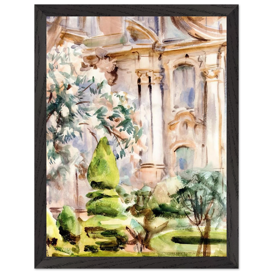 Palace and Gardens, Spain by John Singer Sargent — Framed art print at Zephyeer