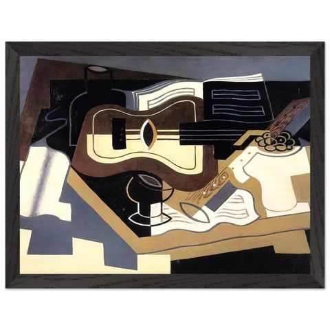 GUITAR AND CLARINET 1920 by Juan Gris — Framed art print at Zephyeer