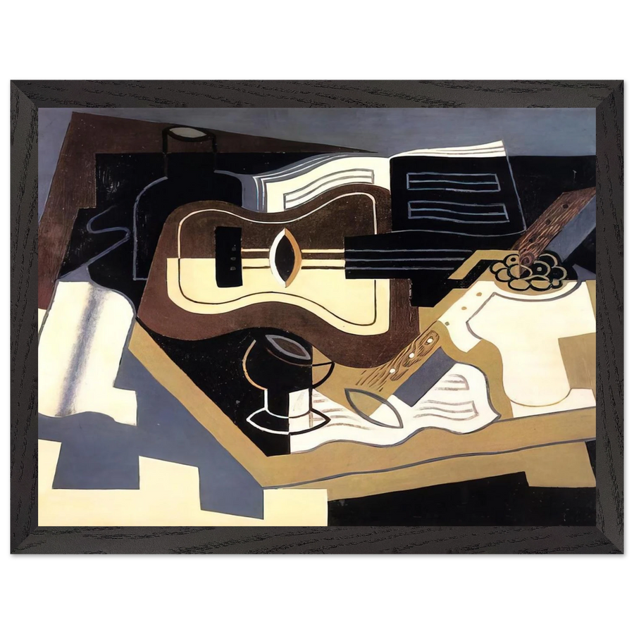 GUITAR AND CLARINET 1920 by Juan Gris — Framed art print at Zephyeer