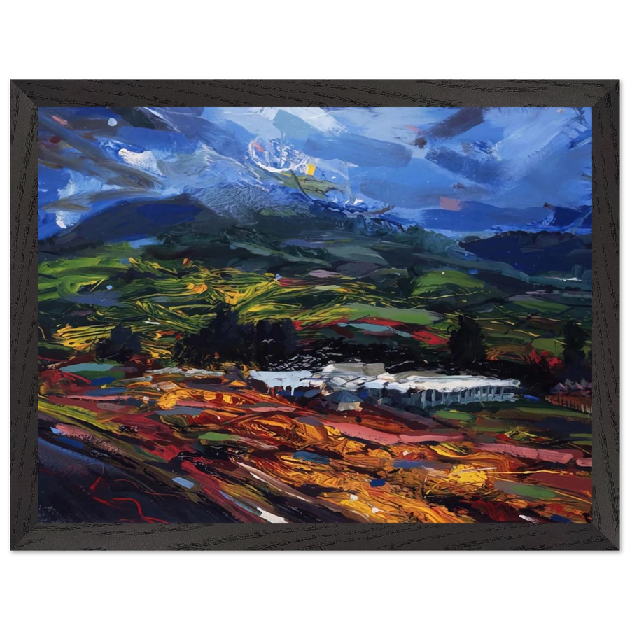 Untitled - Abstract Expressionism, Neo-Expressionism by Gebre Kristos Desta — Framed art print at Zephyeer