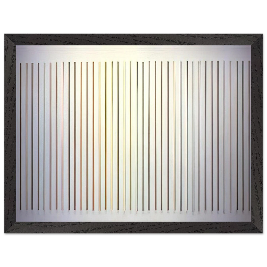 Color Needles - 1984 by Gene Davis — Framed art print at Zephyeer