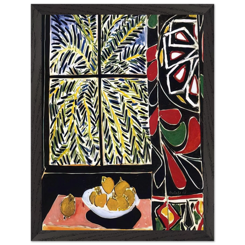INTERIOR WITH EGYPTIAN CURTAIN 1948 by Henri Matisse — Framed art print at Zephyeer