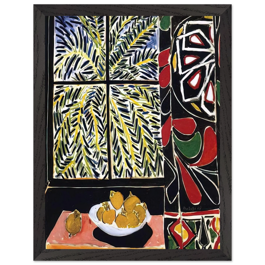 INTERIOR WITH EGYPTIAN CURTAIN 1948 by Henri Matisse — Framed art print at Zephyeer