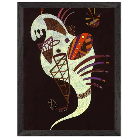 WHITE FIGURE 1943 by Wassily Kandinsky — Framed art print at Zephyeer