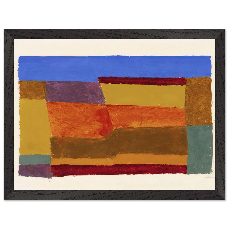 STUDY FOR LAYERED 1940 by Josef Albers — Framed art print at Zephyeer