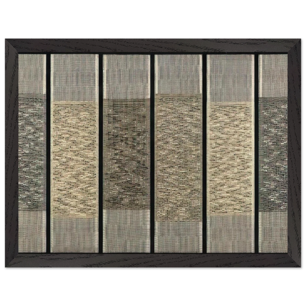 SIX PRAYERS 1965 by Anni Albers — Framed art print at Zephyeer