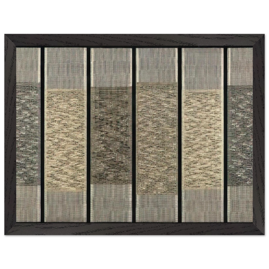 SIX PRAYERS 1965 by Anni Albers — Framed art print at Zephyeer
