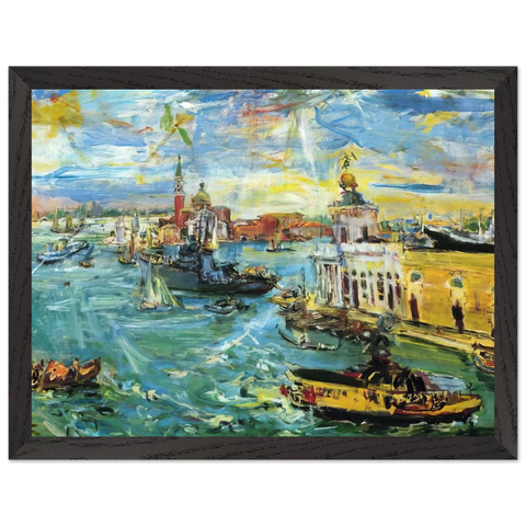 VENICE DOGANA 1948 by OSKAR KOKOSCHKA — Framed art print at Zephyeer