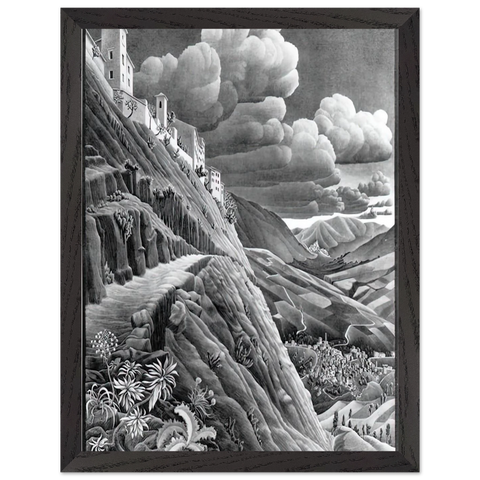 CASTROVALVA by MC Escher — Framed art print at Zephyeer