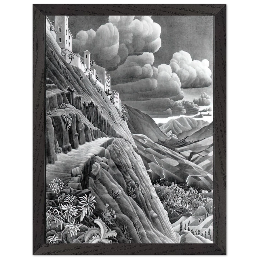CASTROVALVA by MC Escher — Framed art print at Zephyeer