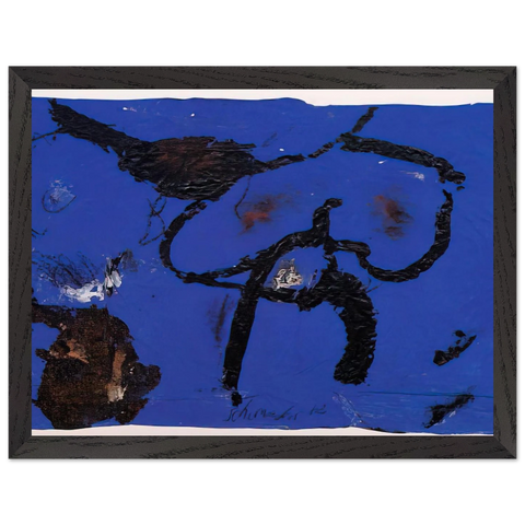 G-3 - 1982 by Emil Schumacher — Framed art print at Zephyeer