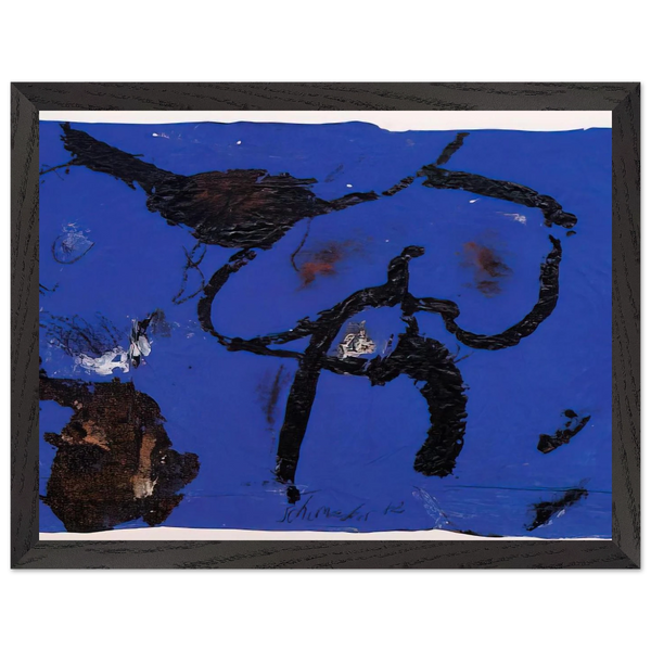 G-3 - 1982 by Emil Schumacher — Framed art print at Zephyeer