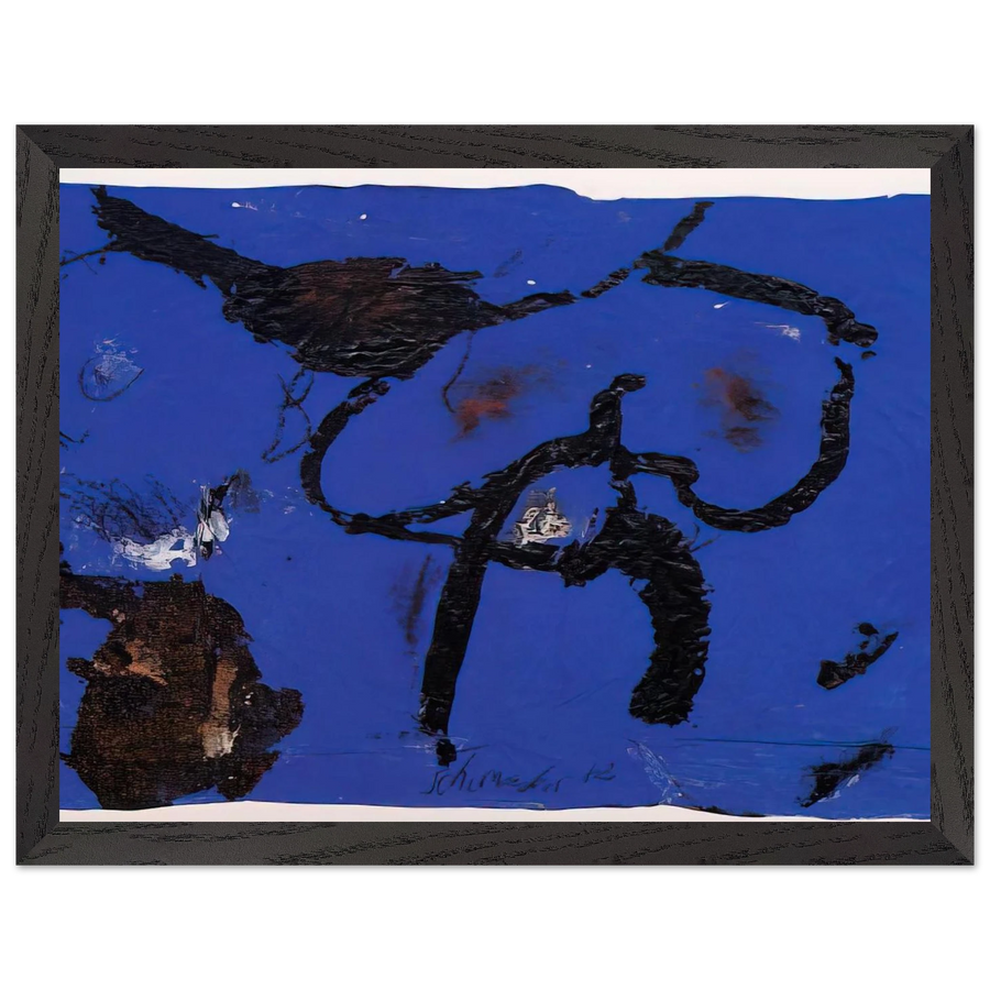 G-3 - 1982 by Emil Schumacher — Framed art print at Zephyeer