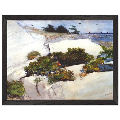 MAINE CLIFFS by Winslow Homer — Framed art print at Zephyeer