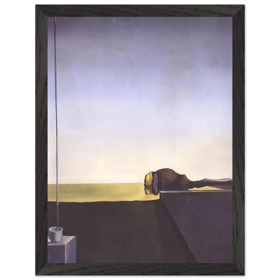 THE TRUE PAINTING OF THE ISLE OF THE DEAD BY ARNOLD B%C3%B6CKLIN AT THE HOUR OF THE ANGELUS by Salvador Dali — Framed art print at Zephyeer