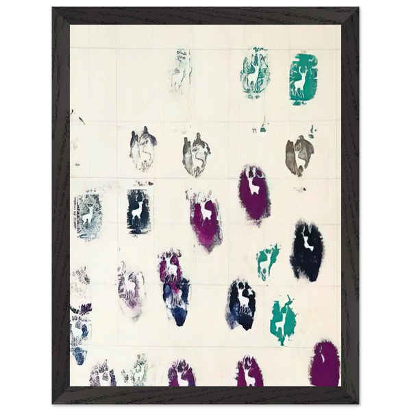 UNTITLED STAMBECCHI 1981 by Alighiero Boetti — Framed art print at Zephyeer