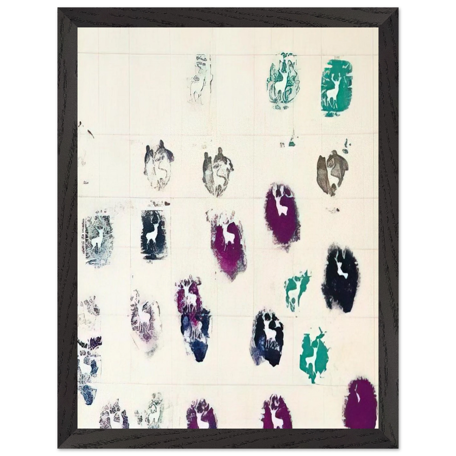 UNTITLED STAMBECCHI 1981 by Alighiero Boetti — Framed art print at Zephyeer