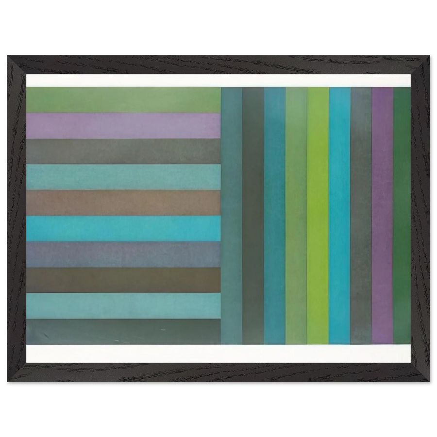 Horizontal Colour Bands and Vertical Colour Bands I by Sol LeWitt — Framed art print at Zephyeer
