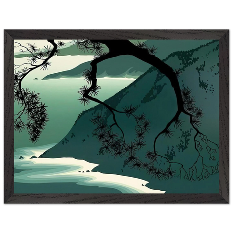 Quiet Evening by Eyvind Earle — Framed art print at Zephyeer