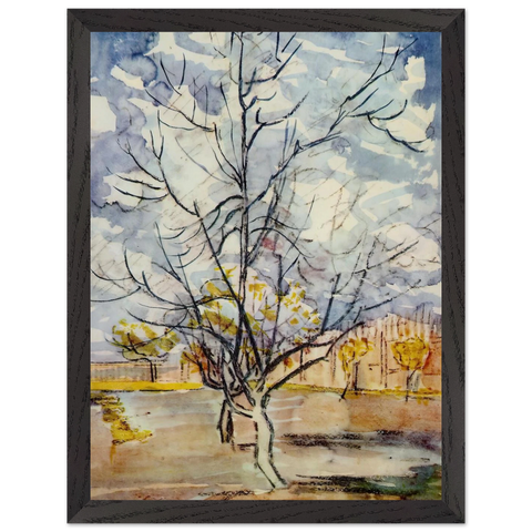 Pink Peach Trees by Vincent van Gogh — Framed art print at Zephyeer