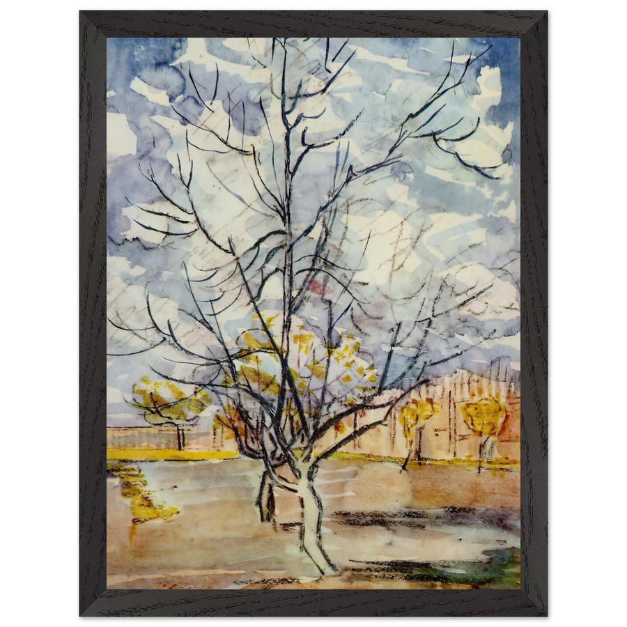 Pink Peach Trees by Vincent van Gogh — Framed art print at Zephyeer