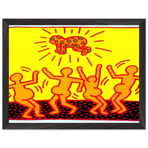 UNTITLED 1983 1 by Keith Haring — Framed art print at Zephyeer
