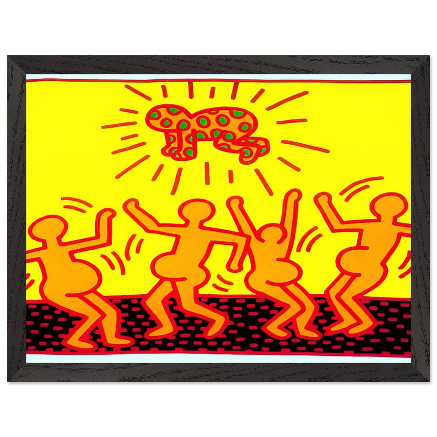 UNTITLED 1983 1 by Keith Haring — Framed art print at Zephyeer