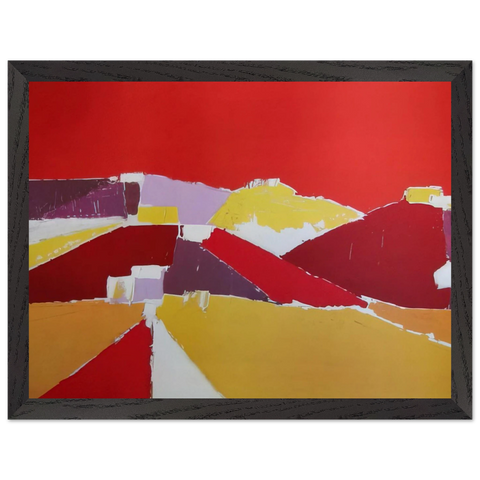 Agrigente - 1953 by Nicolas de Stael — Framed art print at Zephyeer